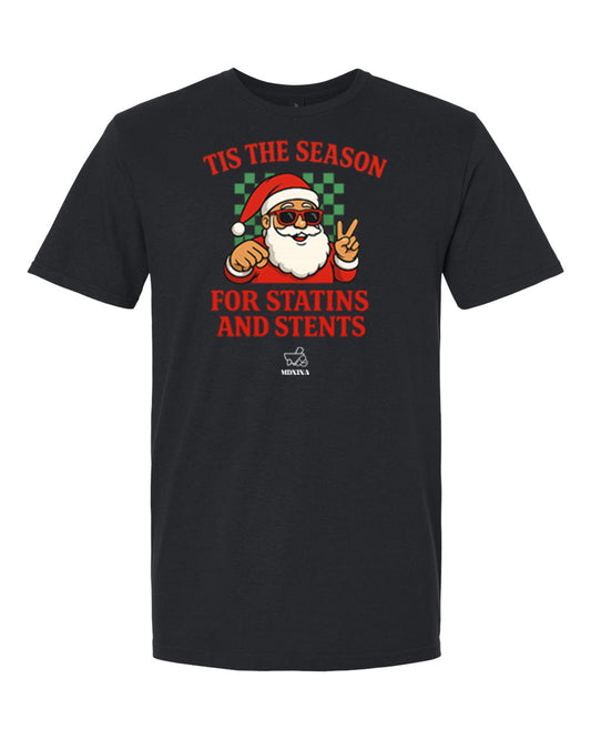 TIS THE SEASON BLACK T-SHIRT
